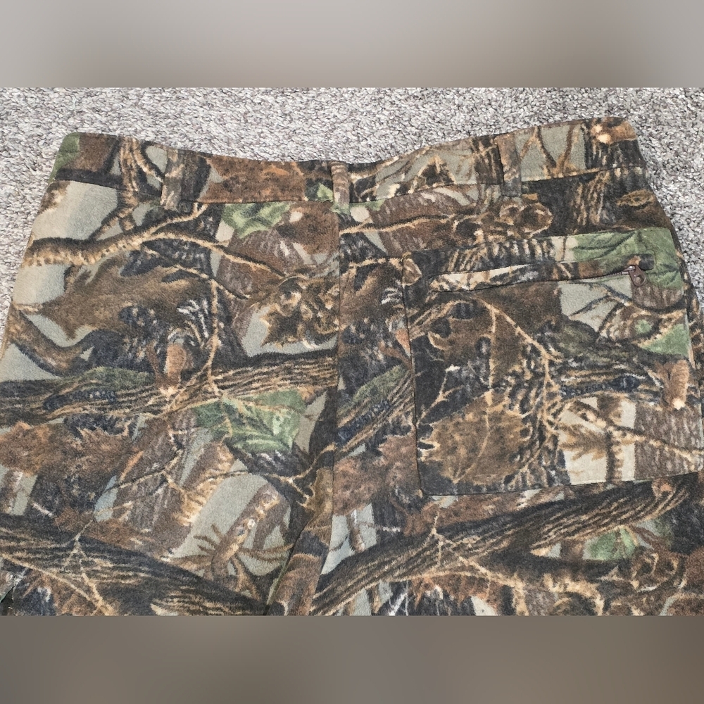 Cabela's Mid Season Fleece / Lined Camouflage Cargo Pants- Size 38 REG - Picture 5 of 6